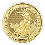 Picture of Gold British Britannia 1 Ounce - .9999 fine gold