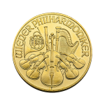 Picture of Gold Austrian Philharmonic 1/2 Ounce - .9999 fine gold