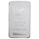 Picture of Silver Bar 10 ounce - .999 fine silver