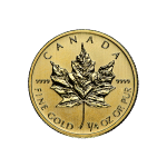 Picture of Gold Canadian Maple Leaf 1/4 Ounce - .9999 fine gold