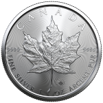 Picture of 2023 Silver Canadian Maple 1 Ounce - .999 fine silver