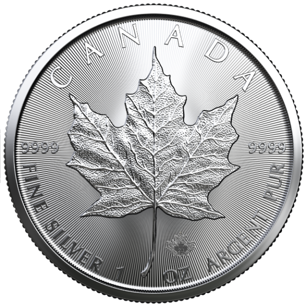 Picture of 2023 Silver Canadian Maple 1 Ounce - .999 fine silver