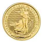 Picture of 2023 Gold British Britannia 1/4 oz - .9999 fine gold