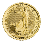 Picture of 2023 Gold British Britannia 1/10 oz - .9999 fine gold