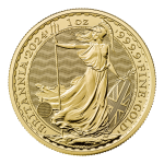 Picture of 2024 Gold British Britannia 1 Ounce - .9999 fine gold