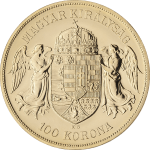 Picture of Gold Hungarian 100 Koronas - .900 fine gold